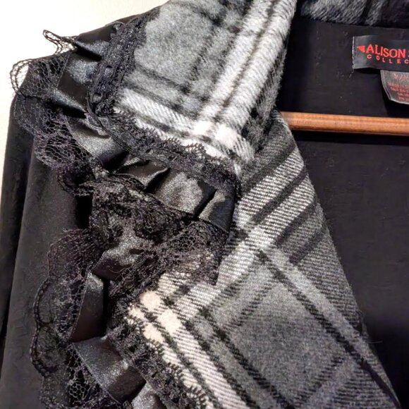 NWOT Alison Sheri Jacket with Front Wool Panel and Lace Details - Picture 7 of 7